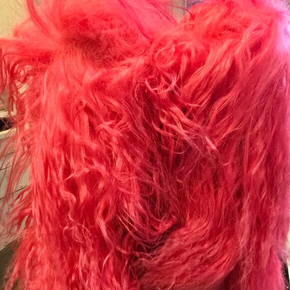 Bearpaw Boetis II Real Lamb Fur Boots Size 6 Women's Electric Pink New in Box - Picture 7 of 15